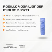 Rodillo Yoga Wonder Mini GSP-2471