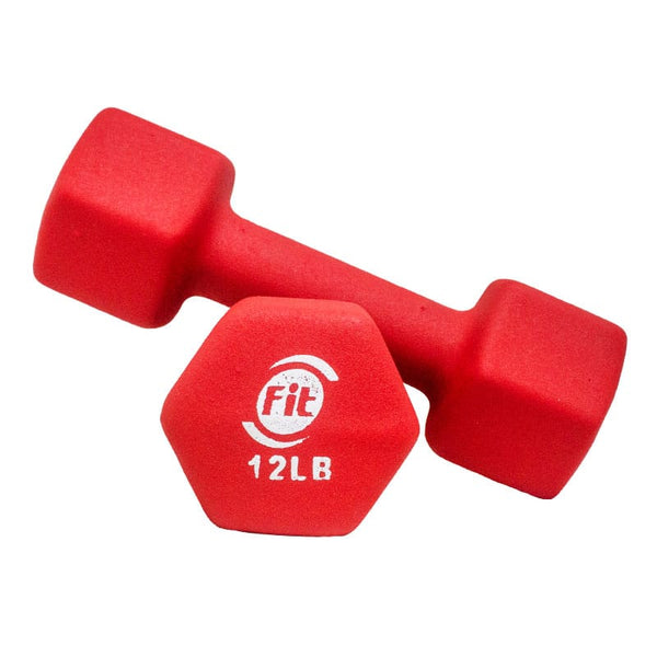 Mancuerna Ha Neopreno Hexagonal  12Lb