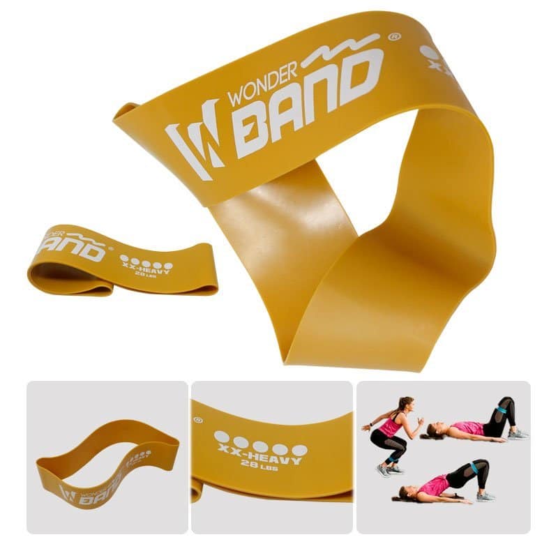 Banda Elástica Wonder Dorada 25 CM 28 LBS