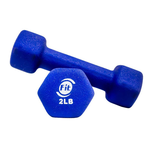 Set Mancuerna Ha Neopreno Hexagonal 2Pcs 2Lb