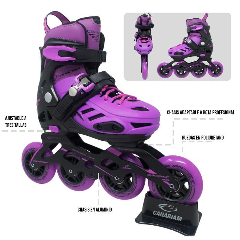 Patines Black Magic Pro Plus Canariam
