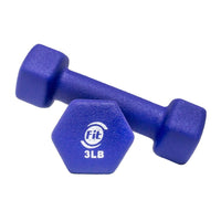 Mancuerna Ha Neopreno Hexagonal  3Lb