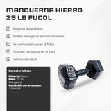 Mancuerna Hierro 25 LB Fucol