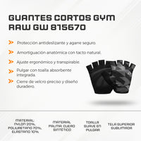 Guante Corto GYM Raw GW 815670