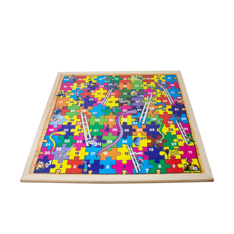 Parques Madera Magnético Doble 4 Escalera