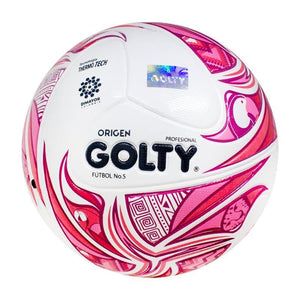 Balón Fútbol Rosa Origen Golty N5