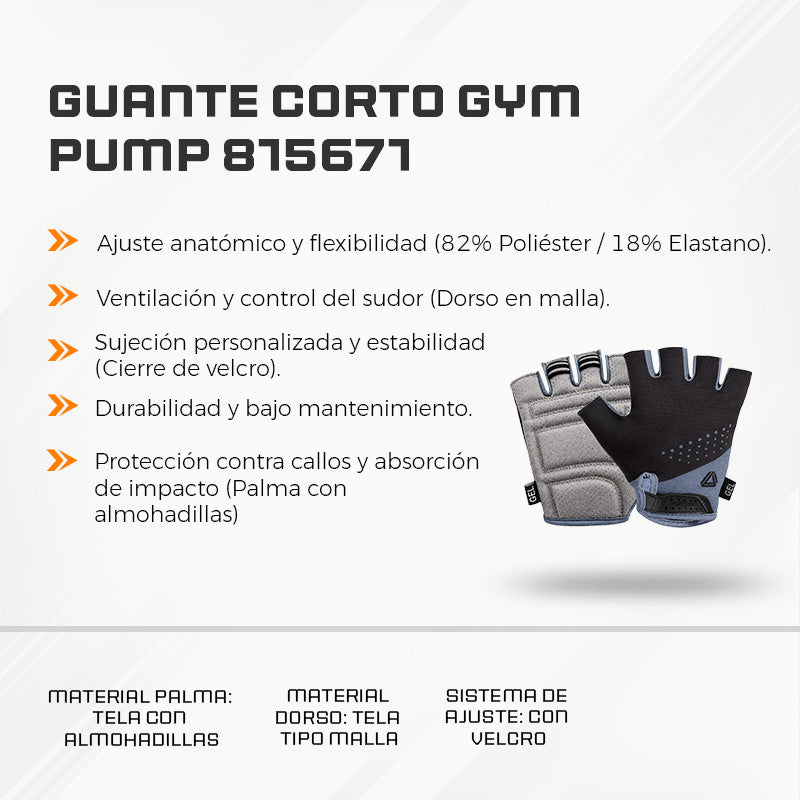 Guante Corto GYM PUMP 815671