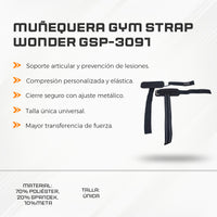 Muñequera GYM Strap Wonder GSP-3091