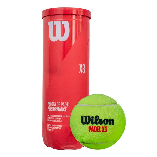 Pelota Pádel Wilson X3