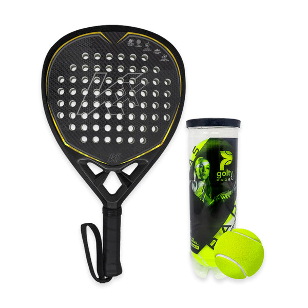 Raqueta Pádel Carbón K6 KX 69044