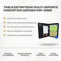 Tabla Estrategia Multi-Deporte Magnética Wonder FSP-2996
