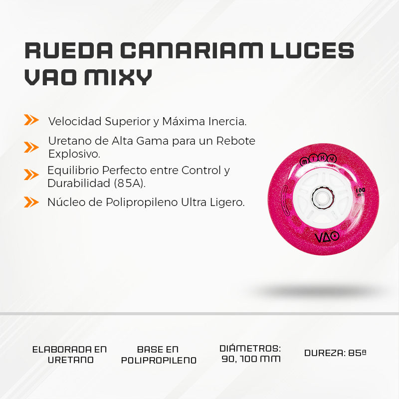 Rueda Canariam Luces Vao Mixy