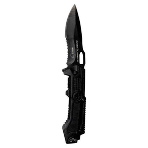 Navaja Semi Automatica Hoja Combinada