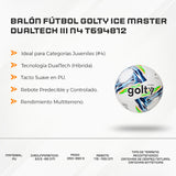 Balón Fútbol Golty Ice Master Dualtech III N4 T694812