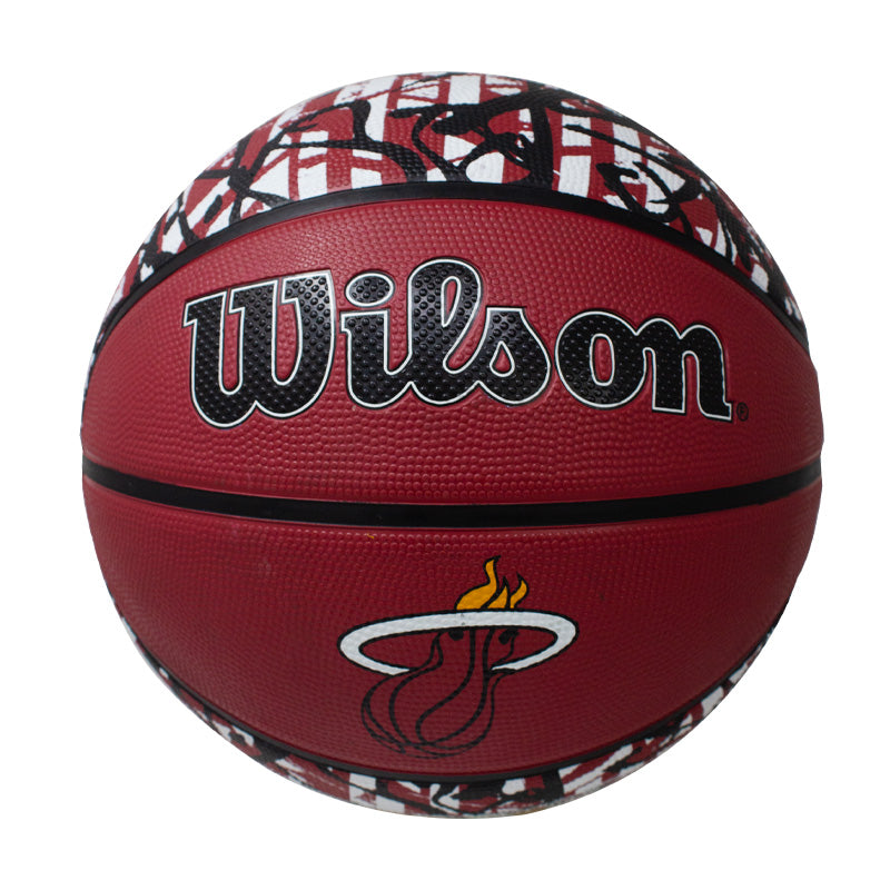 Balón Baloncesto  Wilson NBA GRAFITI MIAMI HEAT N7