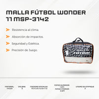 Malla Fútbol Wonder 11 MSP-3142