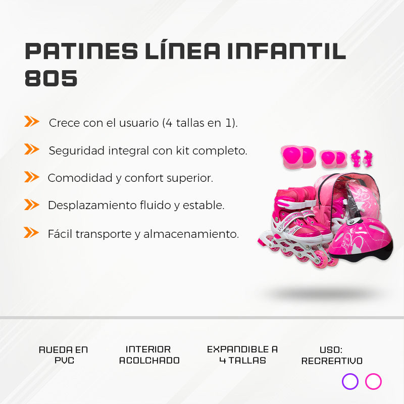 Patines Línea Infantil 805