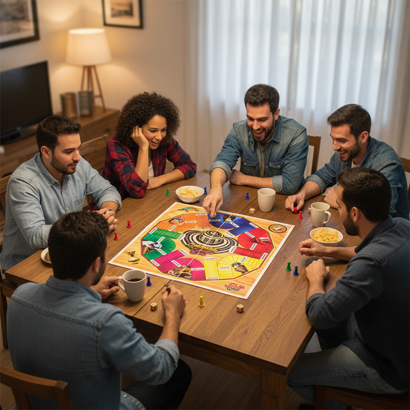 Parques Madera Magnético Doble 6 Puestos Escalera Plegable