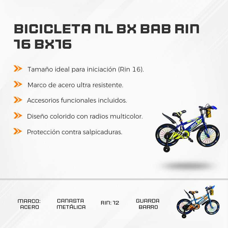 Bicicleta NL BX BAB RIN 16 BX16