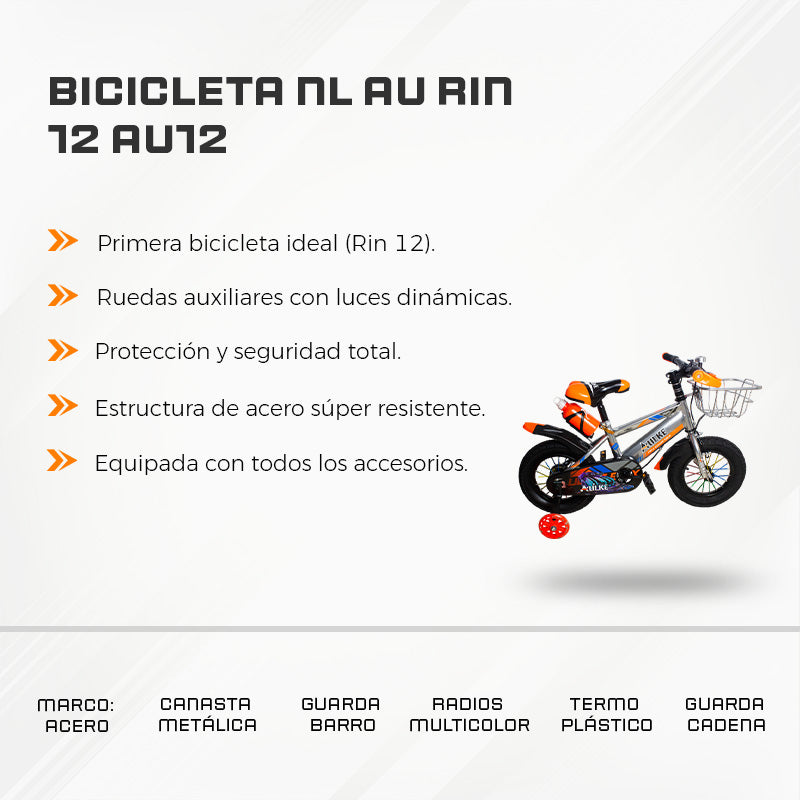 Bicicleta NL AU Rin 12 AU12