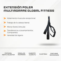 Extensión Polea Multiagarre Global Fitness