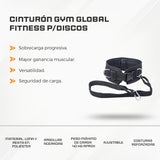 Cinturón GYM Global Fitness P/Discos
