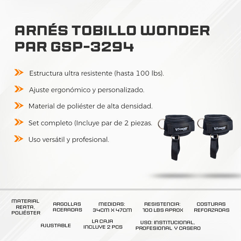 Arnés Tobillo Wonder Par GSP-3294