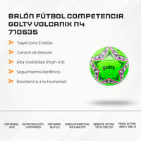 Balón Fútbol Competencia Golty VOLCANIX N4 710635