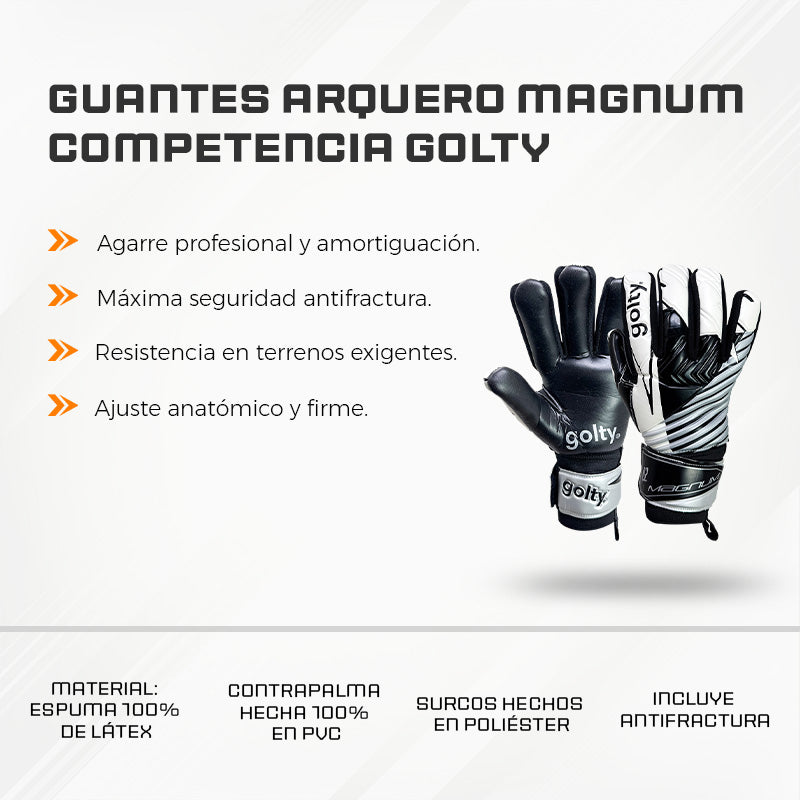 Guantes Arquero MAGNUM COMPETENCIA Golty