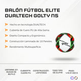 Balón Fútbol Elite Dualtech Golty N5