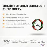 Balón Futsala Dualtech Elite Golty