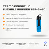 Termo Deportivo Flexible Wonder TSP-3470