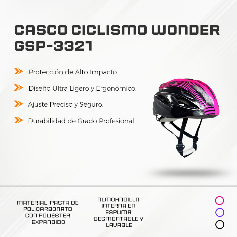 Casco Ciclismo Wonder GSP-3321