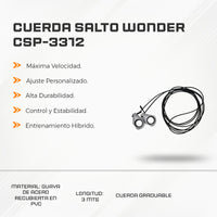 Cuerda Salto Wonder CSP-3312