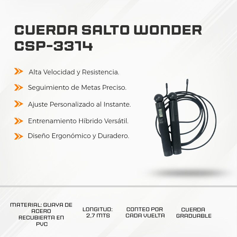 Cuerda Salto Wonder CSP-3314
