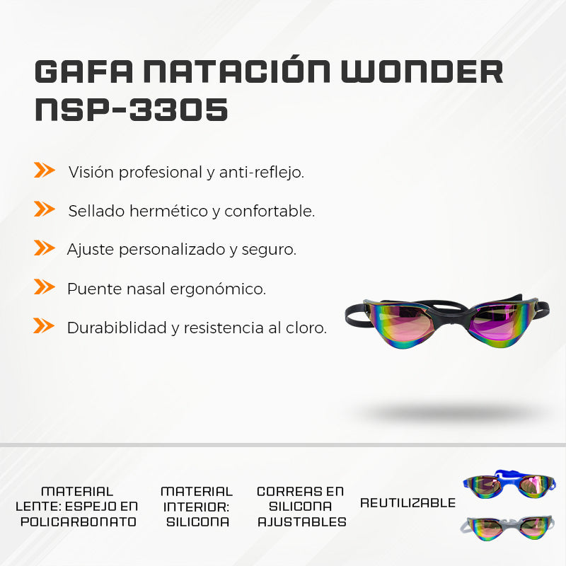 Gafa Natación Wonder NSP-3305