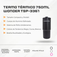 Termo Térmico 750ML Wonder TSP-3361