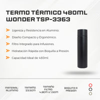 Termo Térmico 480ML Wonder TSP-3363