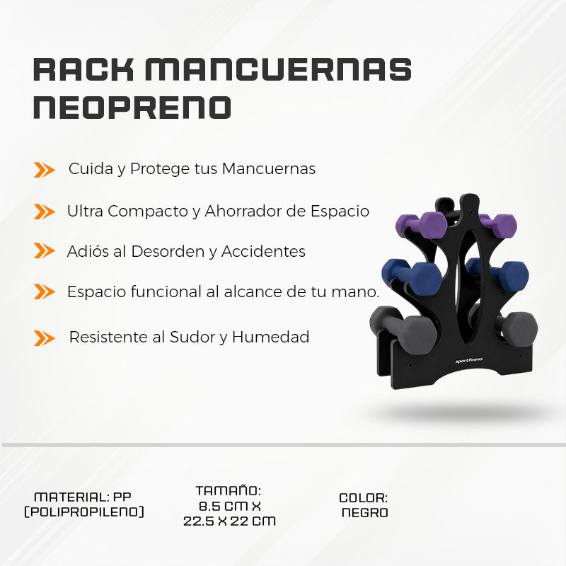 Rack Mancuernas Neopreno 071842 DMRX001