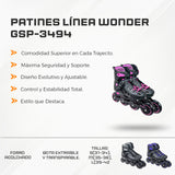 Patines Línea Wonder GSP-3494