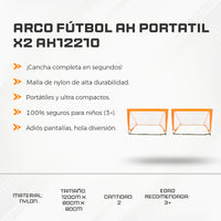 Arco Fútbol AK PORTATIL X2 AK12210