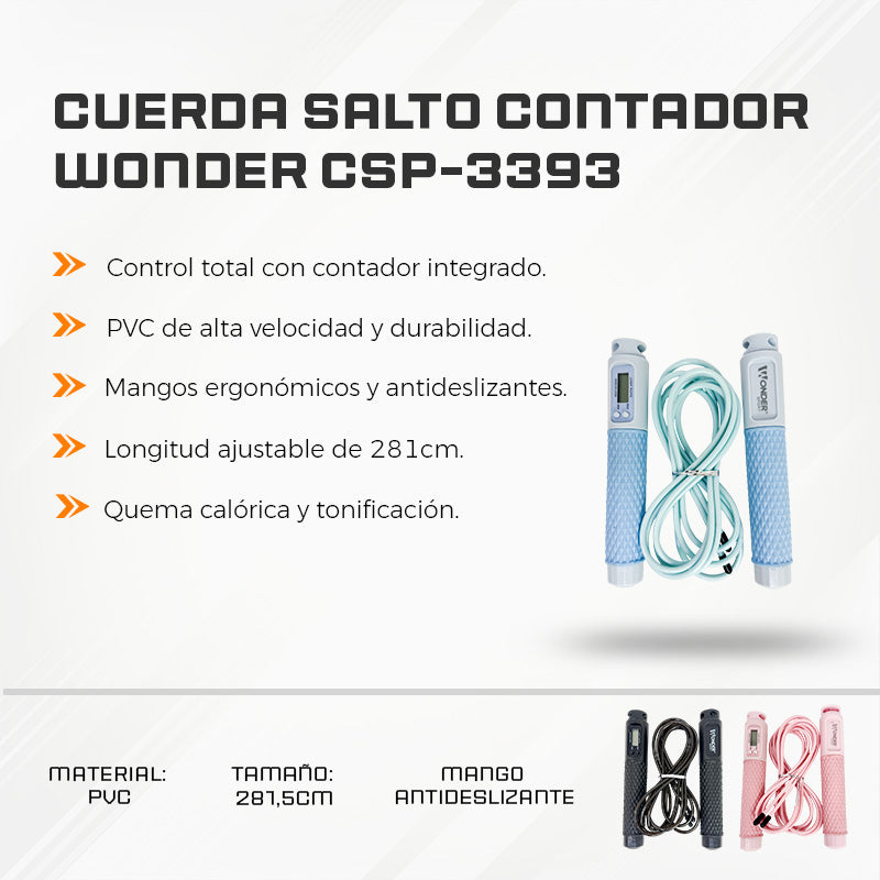 Cuerda salto Contador Wonder CSP-3393