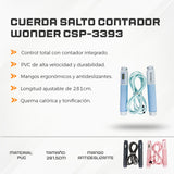 Cuerda salto Contador Wonder CSP-3393