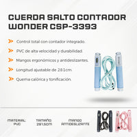Cuerda salto Contador Wonder CSP-3393