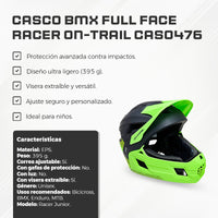 Casco BMX Full Face Racer On-Trail CAS0476
