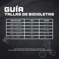 Bicicleta On-Trail Rin 12 Iniciación Racer Bic0393