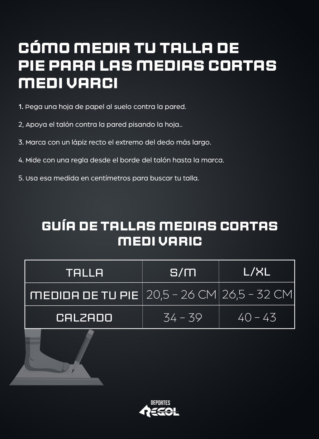 Media Corta X3 MEDI VARIC Sport 560KP