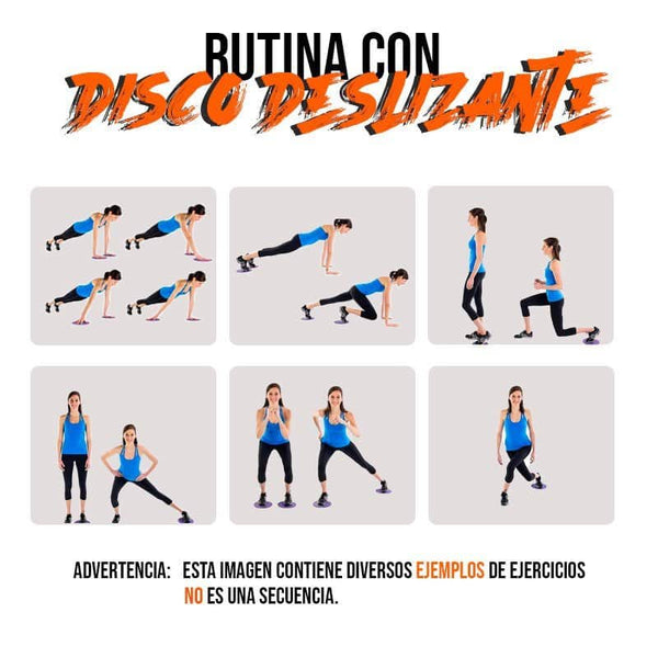 Disco Ejercitador Abdomen Core Slider SportFitness - vista secundaria
