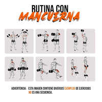 Barra Mancuerna 35CM  Wonder 1Pcs