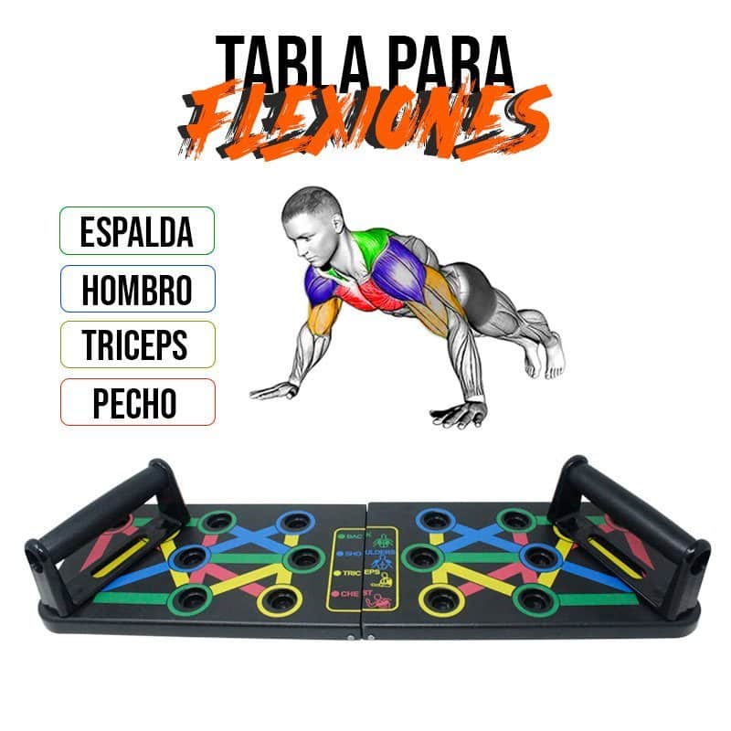 Barra Flexión Pecho Wonder